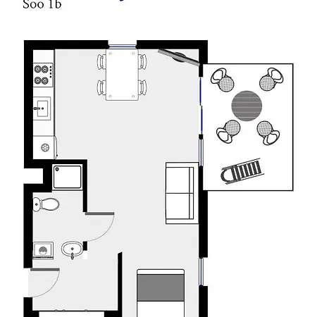 Dream Design With Terrace Apartment *